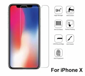 Genuine Tempered Glass For Iphone 12 13 11 Pro Max X XR XS XS MAX 13 PRO 13 MINI - Picture 1 of 1