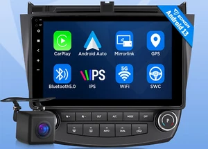 For Honda Accord 7th 2003-2007 Android 13 10.1" Car Radio Stereo CarPlay GPS SWC - Picture 1 of 24