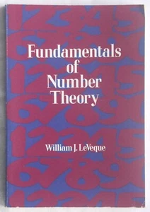 William LeVeque - Fundamentals of Number Theory algebra mathematics - Picture 1 of 1