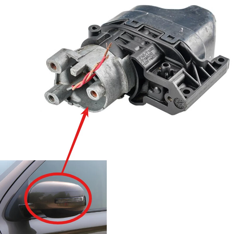 Conjunto MOTOR ESPEJO RETROVISOR PLEGABLE ELÉCTRICO para Mitsubishi Galant 2006-2010 NUEVO Foto 1 de 4