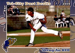 2009 Tri-City Dust Devils Grandstand #11 Sheng-An Kuo Taiwan Baseball Card