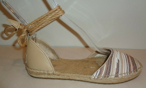 Scarpe basse espadrillas UGG Australia taglia 7 LIBBI SERAPE castagno nuove da donna