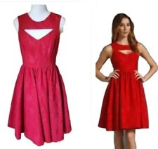 Tracy Reese Women's Red Lace Sweetheart Fit & Flare Valentine's  Dress Sz 6 (Sm)