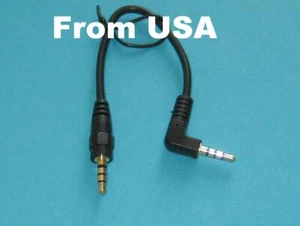 3 PK  Short 1ft 30CM  Right-Angle 3.5mm Stereo Male to Male Audio Cable From USA - Picture 1 of 1