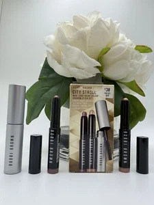 Bobbi Brown Mini Shadow Set Dusty Mauve, Golden Pink + Mascara - Picture 1 of 2