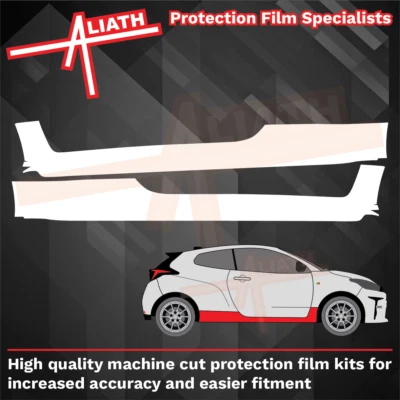 ALIATH Adatto a Toyota Yaris GR battitacco laterale battitacco protezione vernice pellicola protezione