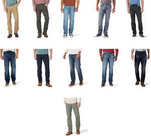 Pantalones de mezclilla elásticos de ajuste deportivo para hombre Wrangler Authentics - Imagen 1 de 56