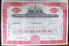 Certificat d'actions Rockwell-Standard Corp. Payee The Milwaukee Comp. 1967