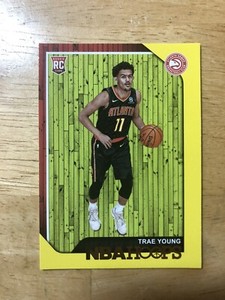 TRAE YOUNG 2018-19 NBA Hoops Yellow Dollar Store Only Rookie SP RC Atlanta Hawks