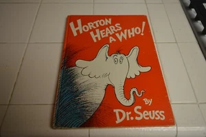 RARE Classic Horton Hears a Who! by Seuss 1954, Hardcover 1st/2nd Overlap ear  - Picture 1 of 10