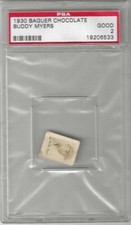 1930 Baguer Chocolate Buddy Myers Card PSA 2 Good Condition