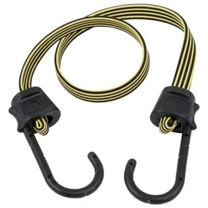 Correa de cable bungee plana estrecha de 24 pulgadas KEEPER 06120 con ganchos de acero cubiertos - Imagen 1 de 1