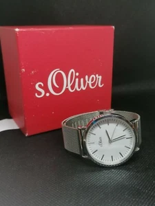 s.Oliver Quarzuhr SO-3145-MQ, Damenuhr, Frauenuhr, Armbanduhr, Edelstahlarmband - Bild 1 von 6