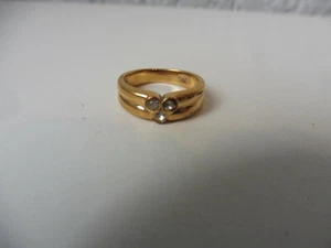 Schöner kleiner Ring , vergoldet ,Pierre Lang Gr. 48 ( 3 S ) ! - Bild 1 von 4