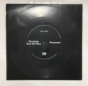Paramore Running Out Of Time Limited Edition Flexi Disc (This Is Why) Vinyl LP - Picture 1 of 2