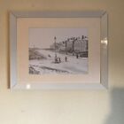 St Anne’s drawing original framed mounted signed Blackpool St Anne’s Glass 