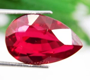 Pietra Preziosa Sciolta Rubino Rosso Sangue Piccione Birmania Naturale Certificata 25,95 Ct Non Riscaldata - Foto 1 di 11