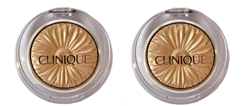 Lote de 2 iluminadores Clinique Cheek Pop dorado celebración pop tamaño completo nuevos sin caja Foto 1 de 3