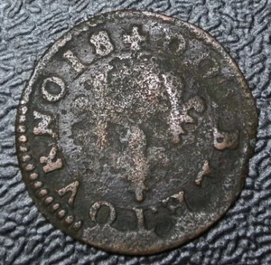 Chateau-Regnault - Francois de Bourbon, Double Tournois n.d. (c.1605) - RARE - Picture 1 of 5