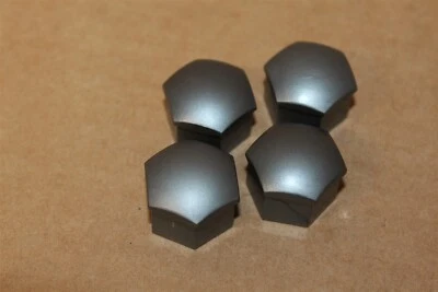 VW Audi SEAT SKODA Conjunto de 4 Capas de Parafuso de Roda CONFIRA PRIMEIRO 321601173AZ37 Novo  - Imagem 1 de 2