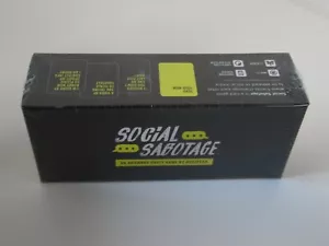 Social Sabotage An Awkward Party Game by BuzzFeed Ages 17 & Up - Sealed NEW!! - Picture 1 of 2
