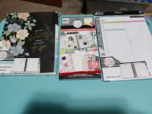 HAPPY PLANNER LOT CALANDER EXTENTION(366)-PAPER SHEET(40)STICKERS(772) ALL NEW - Picture 1 of 4