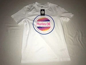 Men's Hurley Cotton T-Shirt White Mens Size Small NWT! - Picture 1 of 3