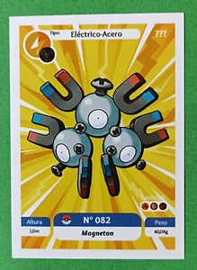 POKEMON KANTO & JOHTO Sticker MC #082 MAGNETON South America Edition PERU 2022 - Picture 1 of 2