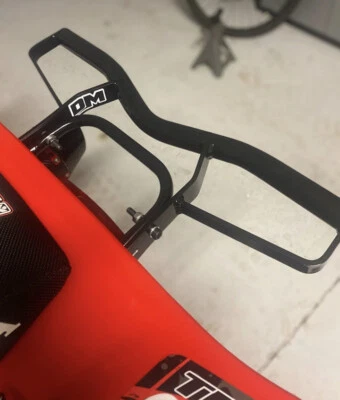 Honda Trx 400ex Bolt On Grab Bar Bumper Rack All Years Glossblack 6061 Aluminum - Image 1 of 4