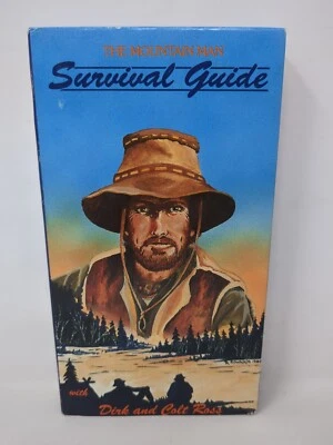 The Mountain Man Survival Guide VHS 1988 Dirk And Colt Ross Nature WIlderness - Image 1 of 4