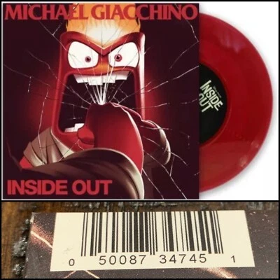 INSIDE OUT Anger 7" Red Vinyl Mondo SEALED-Michael Giacchino Disney Pixar - Image 1 of 4