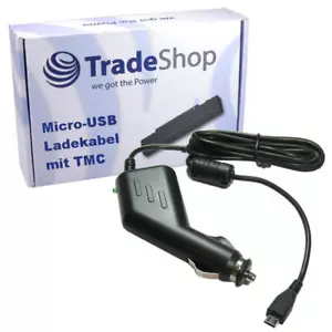 KFZ Ladegerät 2A Micro USB mit TMC für TomTom Go 500 5000 600 6000 - Bild 1 von 1