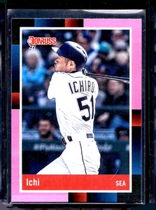 2022 Panini Donruss - Retro 1988 Holo Pink #240 Ichiro Suzuki - Imagen 1 de 2