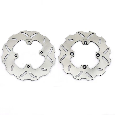 CR80R CR80RB Full Set Brake Disc Rotors For Honda CR85R/85RB 03-07 CRF150R 07-22 - Image 1 of 4