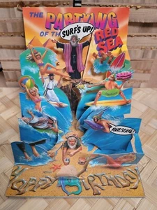 Geburtstagskarte Vintage 90er Jahre 3 Dimensional Surf - Bild 1 von 3