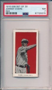 Johnny Evers 1910 E98 PSA 7 should originate from Black Swamp Find - Picture 1 of 2