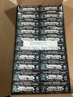 2024 Panini Prizm Fútbol Mega 20-Caja Estuche NFL (¡Pulsar Prizms Verde Neón!) ¡Nuevo! Foto 1 de 2