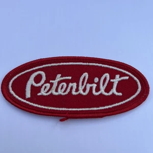 PETERBILT TRUCKS PARCHE VINTAGE SOMBRERO CHALECO INSIGNIA OVALADO CAMIÓN CAMIONERO #-3 pulgadas - Imagen 1 de 2