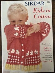 Kids in Cotton - Sirdar # 270 - Knitting Patterns for Children - Picture 1 of 10
