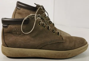 Timberland A41PS Hombres Cuero Chukka Botines Marrón Reino Unido 8.5 UE 43 ReBOTL - Imagen 1 de 19