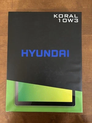 Hyundai Koral 10W3 10.1" Tablet 1GB 16GB Android 9.0 Pie Silver HT1003W16C - Image 1 of 4