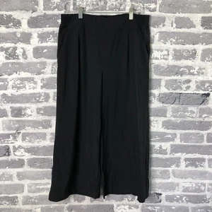 Athleta Hose Damen 12 Brooklyn weites Bein kurz Stretch Reißverschluss Taschen Freizeit - Bild 1 von 17