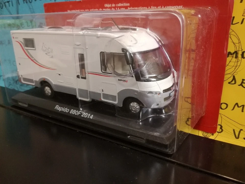 1/43 Hachette Rapido 880F 2014 Fiat Ducato n 15 camper camping motorhome caravan - Immagine 1 di 1