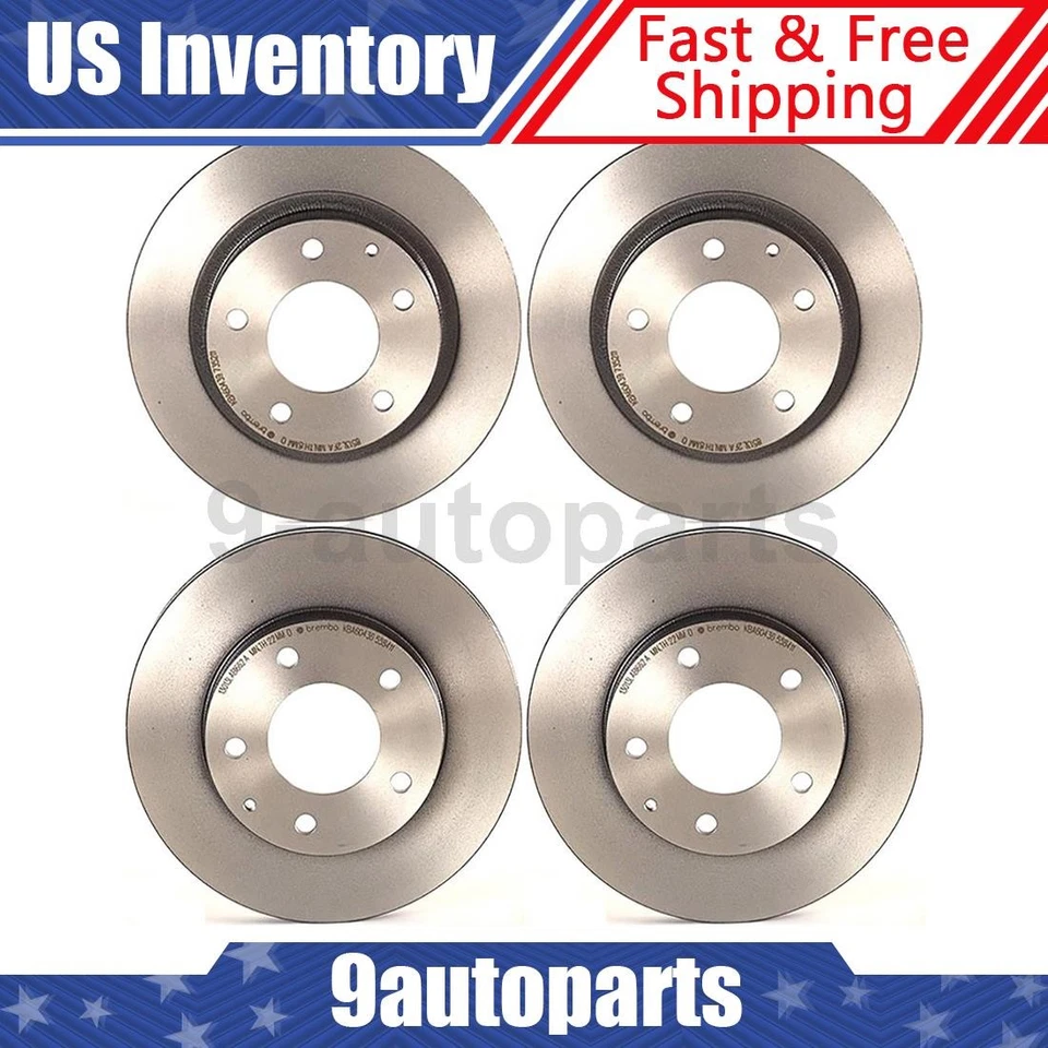 Rotores de freio a disco dianteiros traseiros Brembo OE para 1993 1994 1995 1996 1997 Ford Probe - Imagem 1 de 4