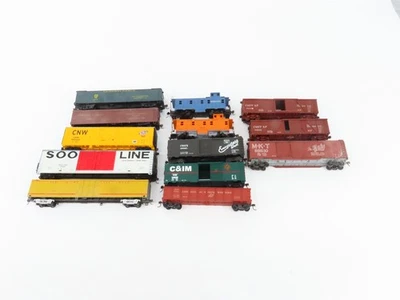 LOTE de 13 vagones de carga HO Varney, Tyco, Bachmann CNW/PRR/CB&Q/& más surtidos  Foto 1 de 4