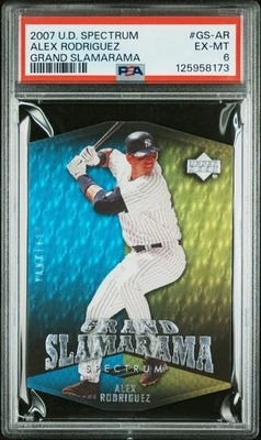 UD Spectrum Alex Rodriguez Grand Slamarama 2007 PSA 6 1:280 paquetes Foto 1 de 3