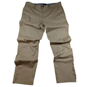 14th & Union Slim Fit Chino Pants Tan Khaki Mens 38X30 - Picture 1 of 5