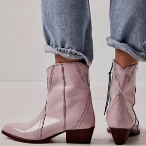 Free People - New Frontier Westernstiefel - Farbe: Orchid (Pastellrosa) - Größe 7,5 - Bild 1 von 10