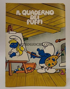 PUFFI NOTEBOOK QUADERNO A 5 VIRCA PEYO SMURF CARTOLERIA VINTAGE 1982 NUOVO - Picture 1 of 4