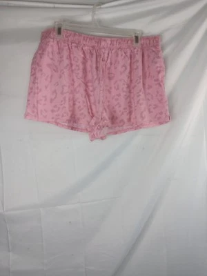 Shorts boxer Colsie animal print rosa pijama dormir tamanho XL - Imagem 1 de 3